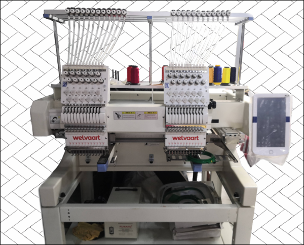 2 Heads Embroidery Machine (Industrial)