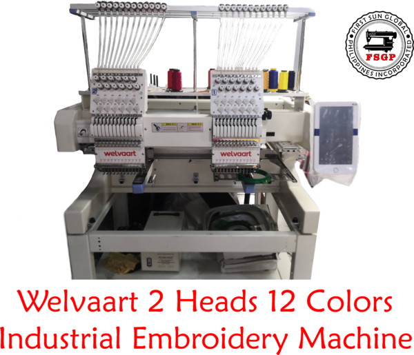 2 Heads Embroidery Machine (Industrial) - Image 2